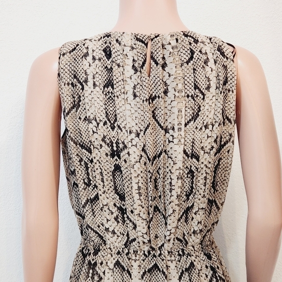 NWT Jessica Simpson Anaconda Black/Brown/Cream  Dress Size: M - Picture 7 of 11